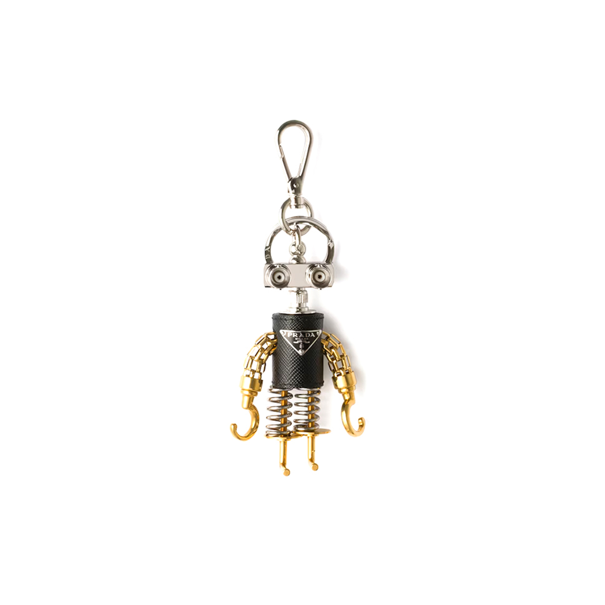 PRADA ROBOT SAFFIANO LEATHER BAG CHARM 2TR103